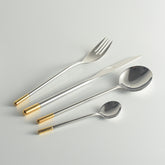 Mirror-Finished Gold Flatware Set | Yedwo
